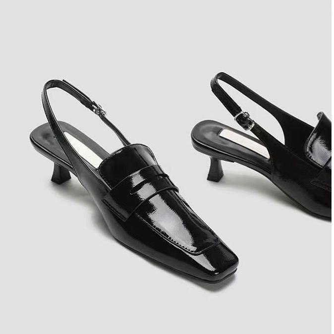 Giày Cao Gót Mũi Vuông Thiết Kế Mới Thời Trang Mùa Hè 2022 Dành Cho Nữ