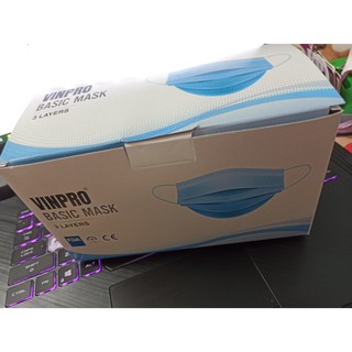Khẩu trang y tế 3 lớp cao cấp hộp 40 cái