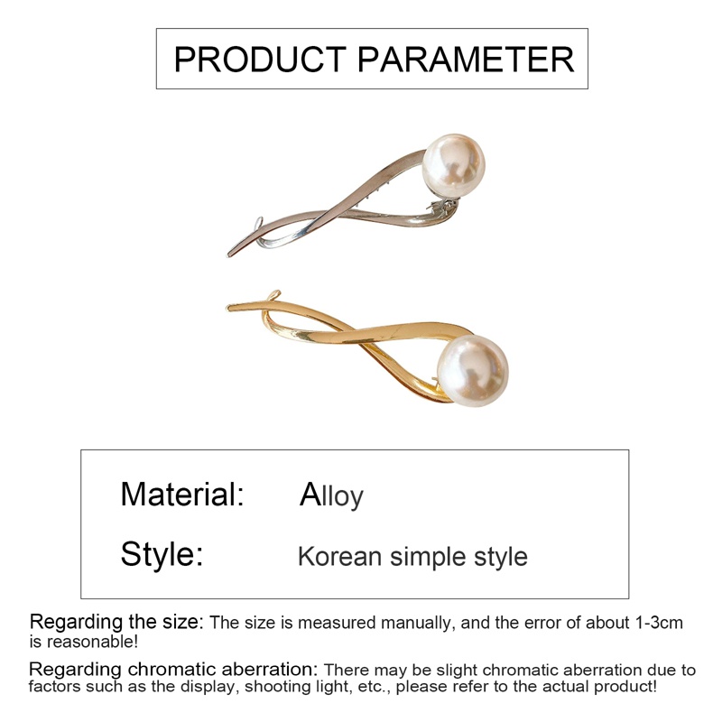 Kẹp Tóc Đính Ngọc Trai Thời Trang Cho Nữ