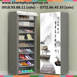 kệ giày 9 tầng - kệ giày 10 tầng - kệ giày