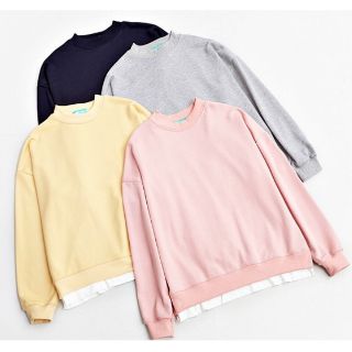 ÁO SWEATER PHỐI LAI XÁM