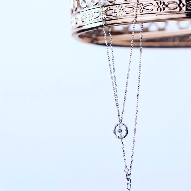 Dây chuyền bạc S925 mặt trời - Amooi Silver AD11
