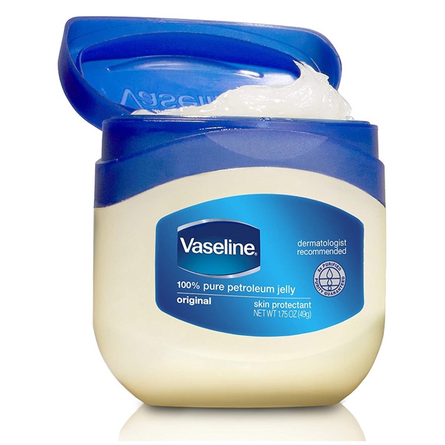 Sáp dưỡng ẩm chống nứt nẻ Vaseline 100% Pure Petroleum Jelly 49g Hàng Mỹ