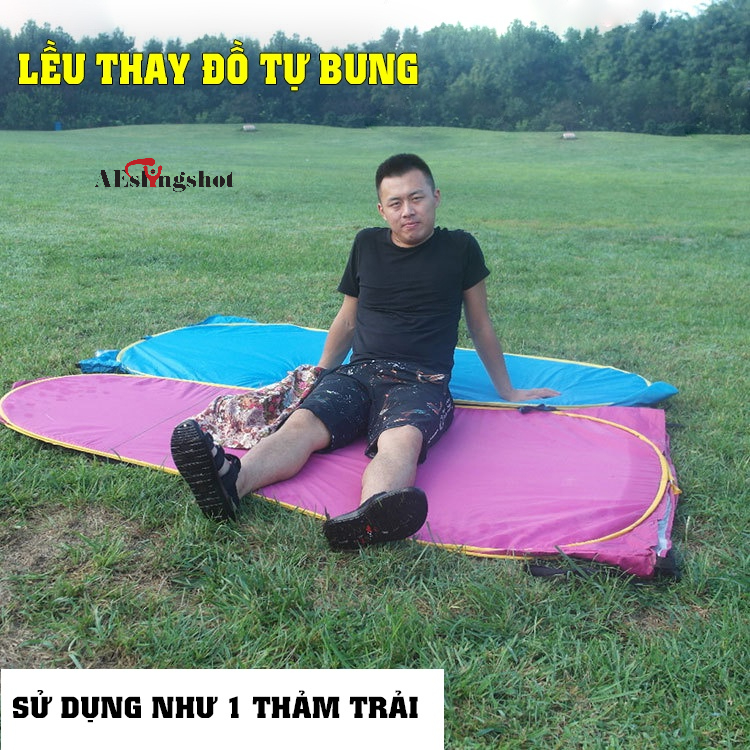 Lều thay đồ cắm trại tự bung, lều vệ sinh dã ngoại kín đáo bền đẹp dùng cho du lịch dã ngoại cắm trại tiện lợi - DCP15