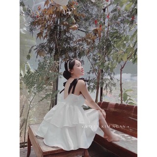 ĐẦM TẦNG HAI DÂY CÚP NGỰC (KÈM VIDEO HÌNH THẬT)