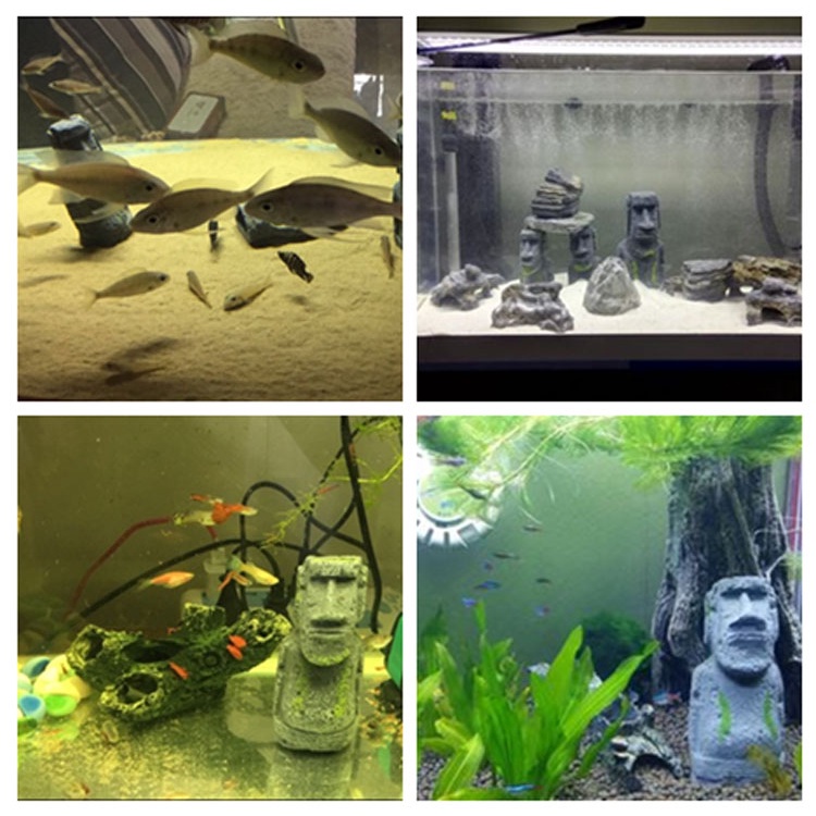 Mô Hình Tượng Đá Phong Cách Phục Sinh Cổ Điển Dùng Trang Trí Bể Cá