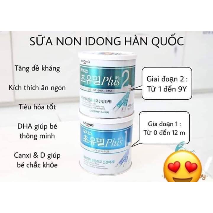 Sữa Non Ildong  Số 1, Số 2, Men Vi Sinh - Hàn Quốc