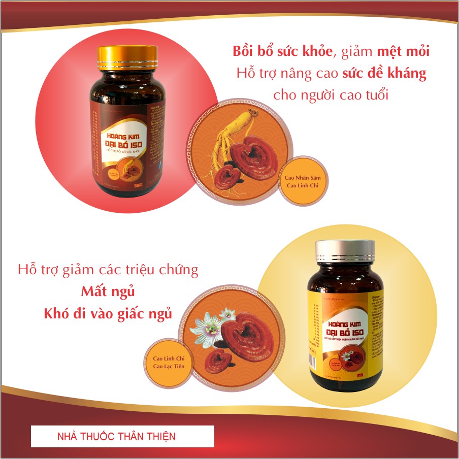 Hoàng Kim Đại Bổ ISO – Hỗ trợ ăn ngon, ngủ sâu giấc (Hộp 60 viên)