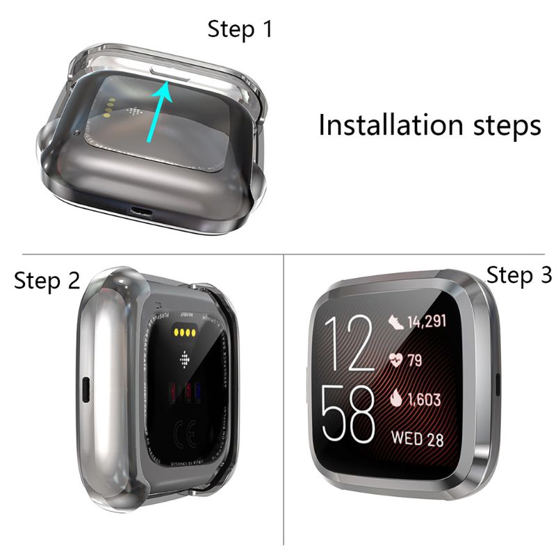 Ốp bảo vệ cho đồng hồ thông minh Fitbit versa