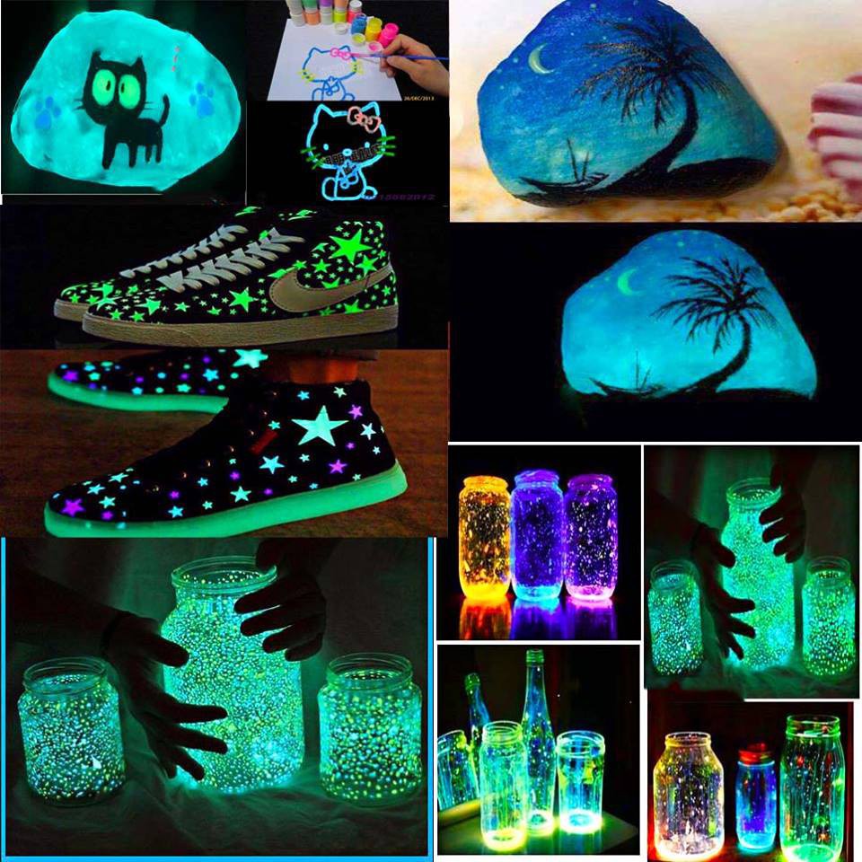 SƠN DẠ quang đãng 9 màu phát sáng cực mạnh-Sơn dạ quang quẻ 22ml