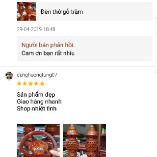 Đèn thờ bằng gỗ