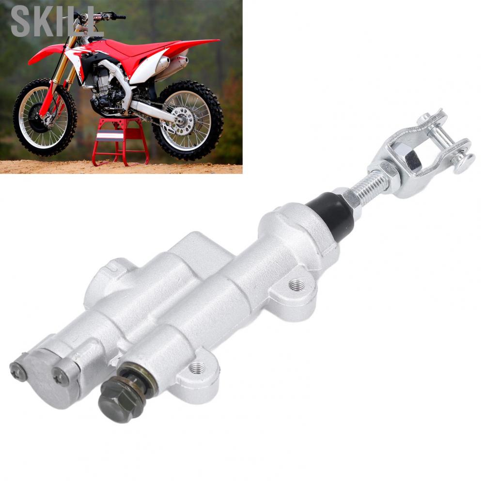 Skill Rear Foot Brake Master Cylinder Pump Sturdy Replacement for CR125R CR250R CRF250R CRF250X
