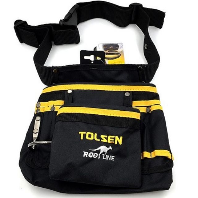 Túi đeo hông đựng đồ nghề dụng cụ Tolsen 80120, vải dù dày dặn