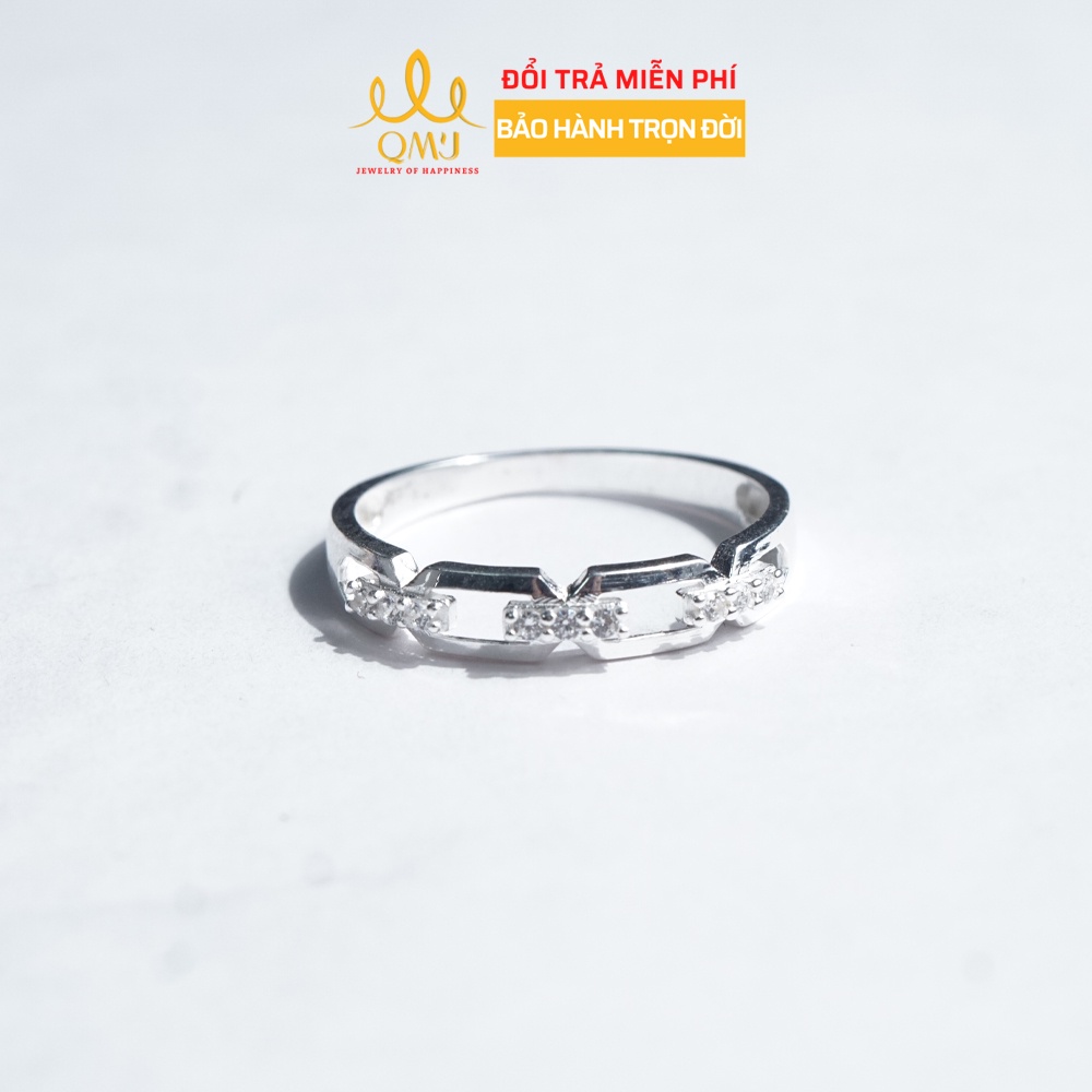 Nhẫn bạc nữ cá tính cao cấp QMJ - Q805