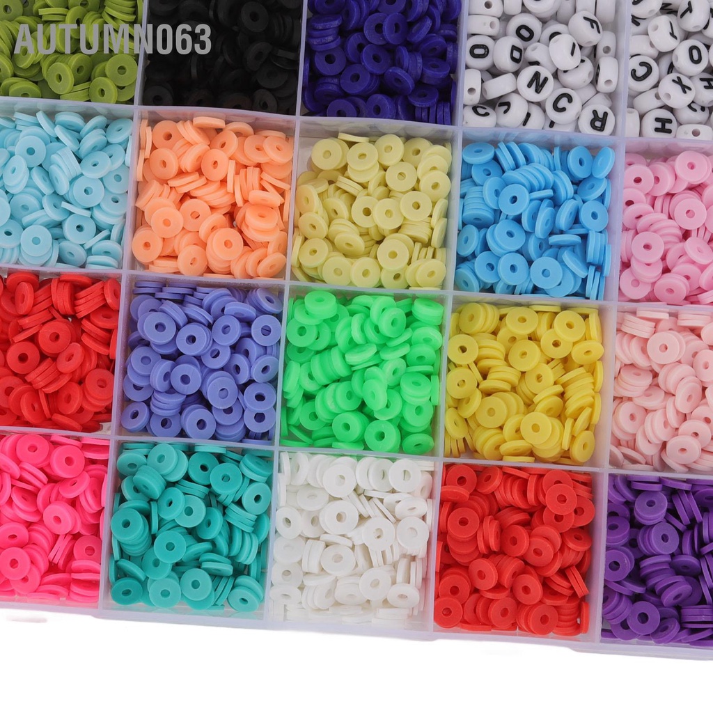 Bộ hạt tự làm Mặt dây chuyền Jump Ring Kéo với Hộp lưu trữ cho Bộ trang sức Làm vòng tay Autumn063