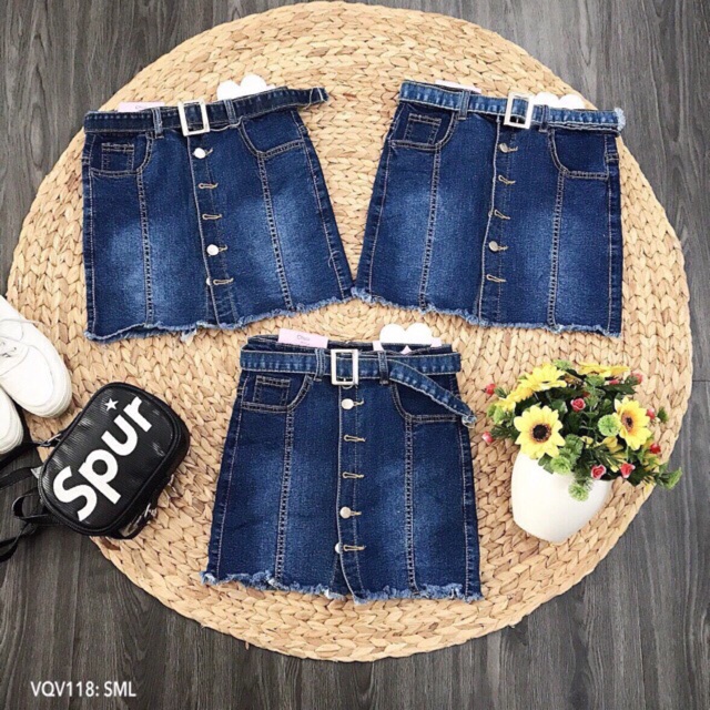 Váy quần siêu thời trang kèm chụp thật ko kèm thắt lưng