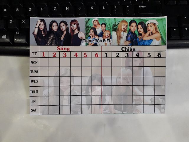 Thời khóa biểu blackpink mới mẫu mã đa dạng