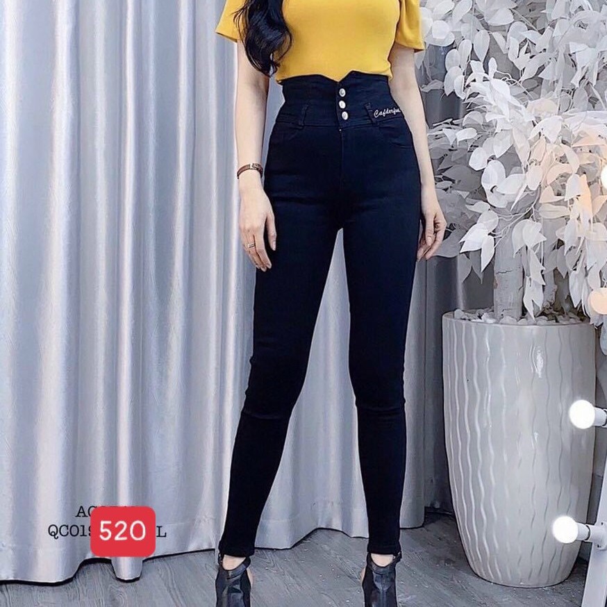 .8 mẫu Quần jean nữ lưng cao co giãn cao cấp bao đẹp y hình chất lượng làm từ chất liệu jean 2 da đẹp nhất năm 2020