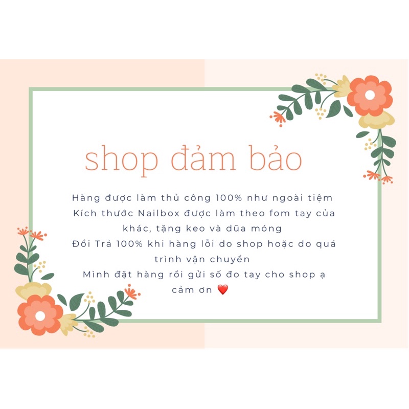 Nailbox thiết kế, móng tay giả đính đá sang trọng tặng keo và dũa móng