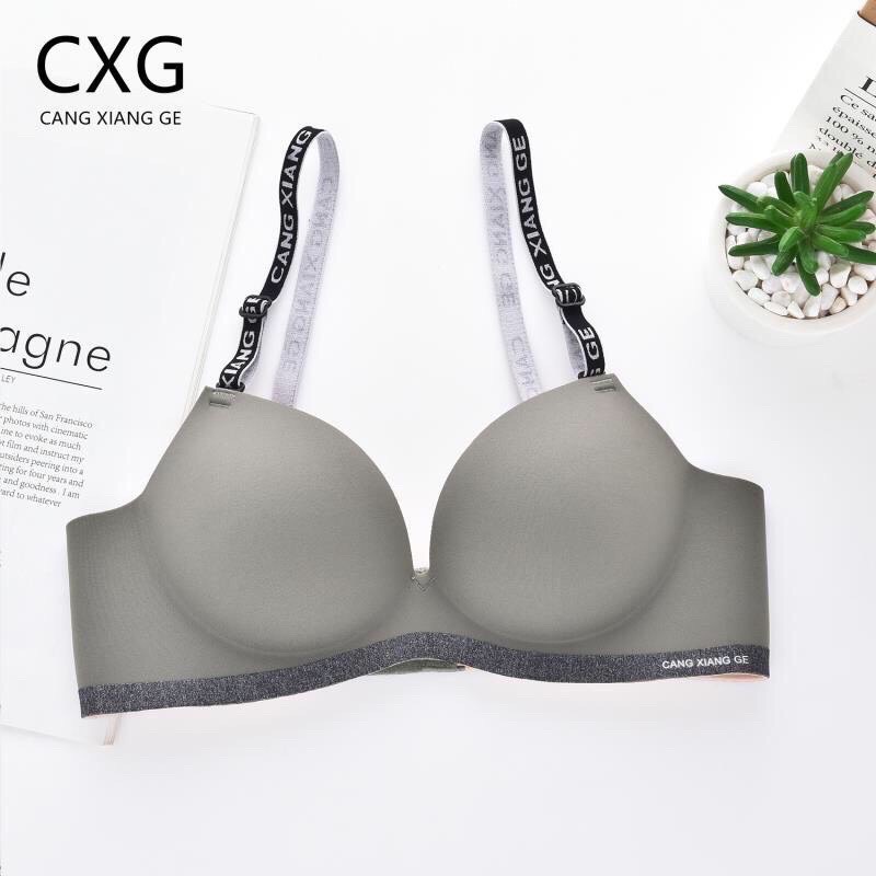 Áo ngực nữ su đúc không gọng nâng ngực dây chữ viền lai ⚡FreeShip⚡ áo lót su đẹp nổi bật A19
