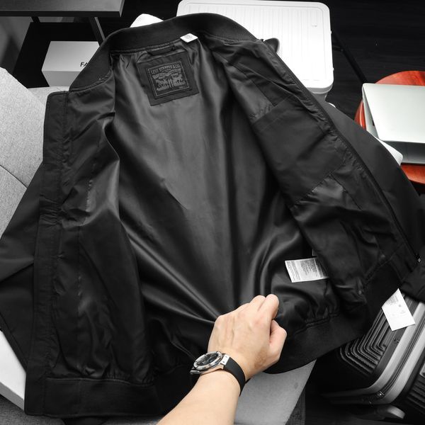 Aó khoác gió nam 2 lớp cổ bomber Levis (Vải gió chống nước tuyệt đối,hàng dư xịn nhà máy,full phụ liệu hãng)