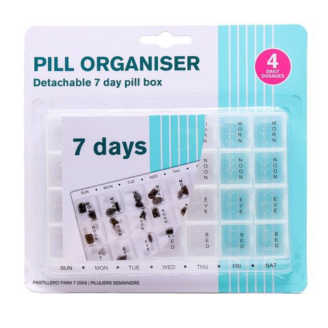 Hộp Nhựa Đựng Thuốc Theo Ngày Uncle Bills AG0078