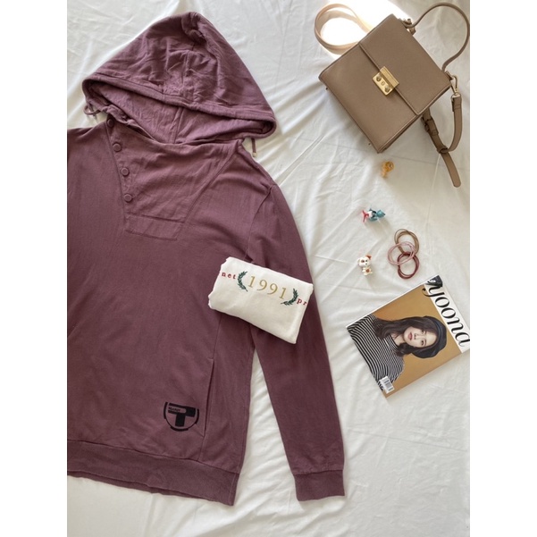 ÁO KHOÁC HOODIE KOREA (MÀU ĐỎ SẪM)