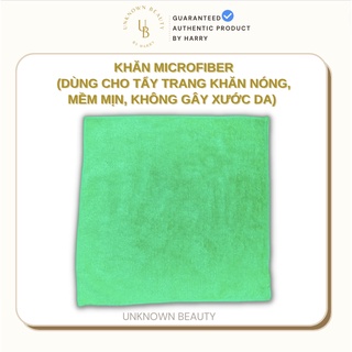 Khăn nóng tẩy trang Dermarium, sợi microfiber không gây xước da | Unknown Beauty