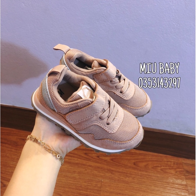 Giày thể thao quai dán •H•M• nhiều màu bé trai bé gái du xịn