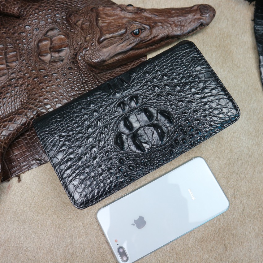 Ví Clutch Cầm Tay Nam Da Cá Sấu Konavis CW43-01G || Chính Hãng Của Thương Hiệu Chuyên Da Cá Sấu FADODA SHOP