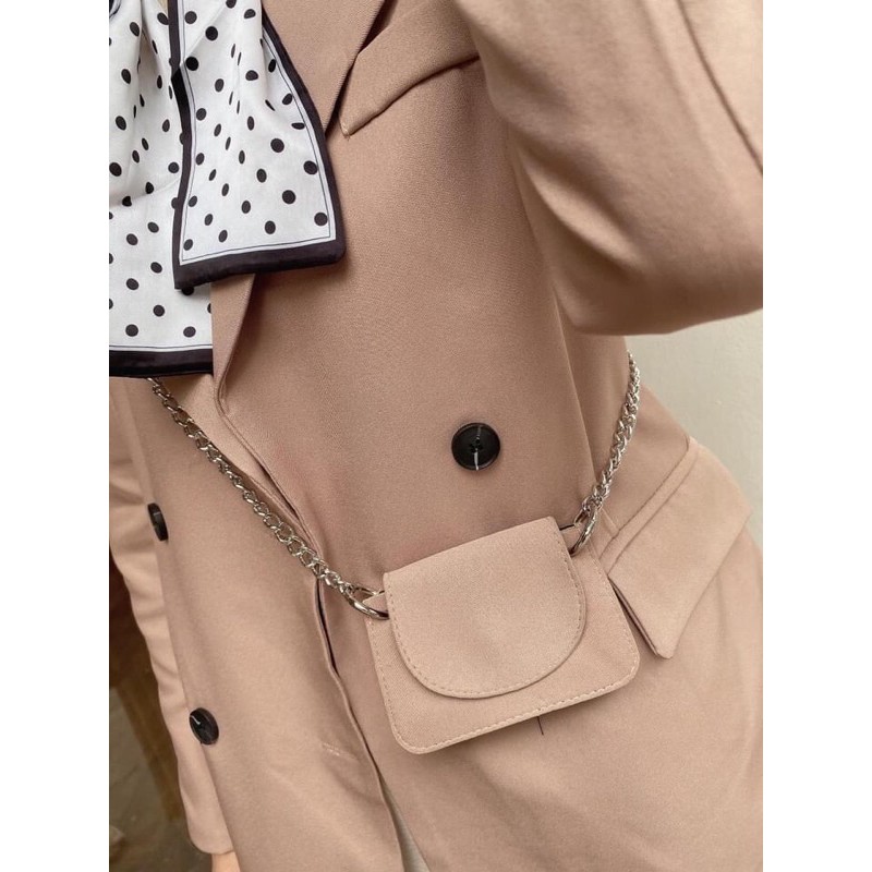 Áo blazer kèm túi