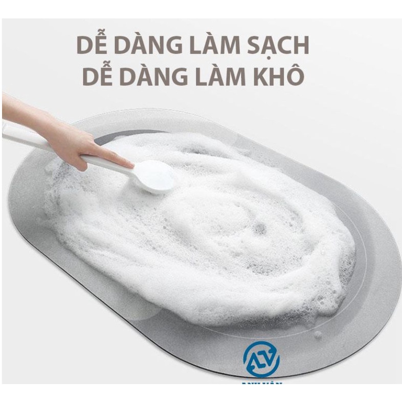 Thảm Silicon Chống Trượt Cao Cấp Thảm Lau Chân Thấm Hút Nước Bay Hơi Nước Nhanh Chóng Không Nấm Mốc TL02