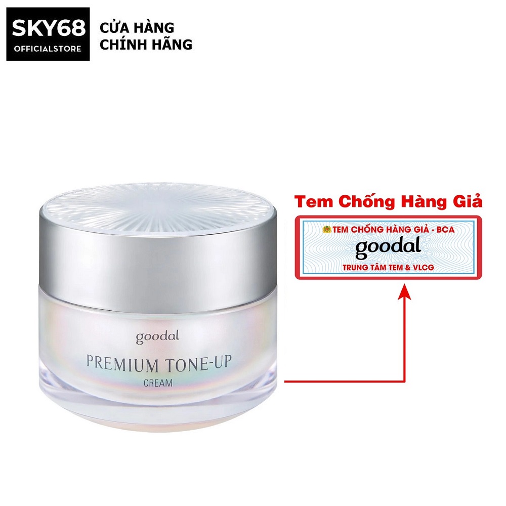 Kem Dưỡng Ốc Sên Trắng Da Và Nâng Tone Da Tức Thì Goodal Premium Snail Tone-Up Cream 10ml/30ml (MẪU MỚI)