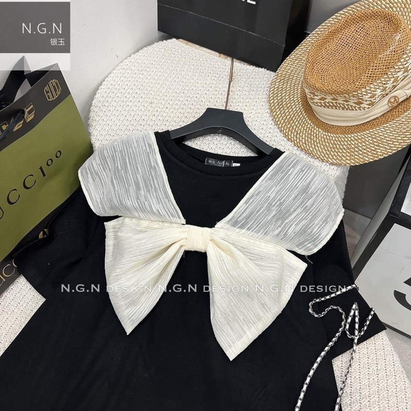 Váy Xuông Nơ Xinh