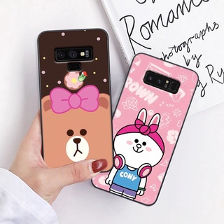 Ốp lưng điện thoại Samsung Galaxy NOTE 8 - NOTE 9 in hình gấu brown bear- Doremistorevn
