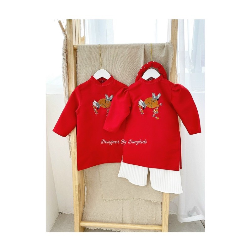Áo Dài tết hàng thiết kế cho bé trai bé gái