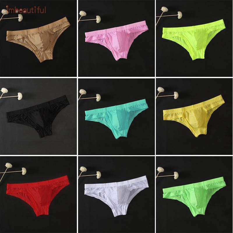 Quần lót trong suốt lụa băng nam