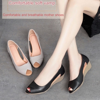Giày sandal cao gót đế mềm nữ