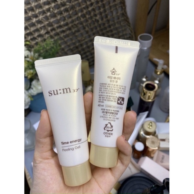 TÁCH SET - TẨY TẾ BÀO CHẾT SU:M37 TIME ENERGY PEELING GEL 40ML KHÔNG HỘP GIẤY