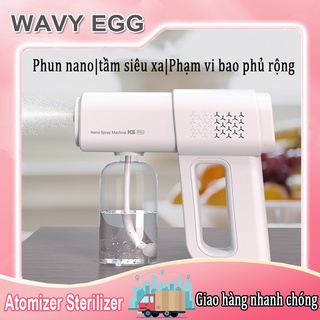 Máy tiệt trùng máy phun cồn phun nguyên tử nano K5pro Tiệt trùng bằng tia UV ánh sáng xanh