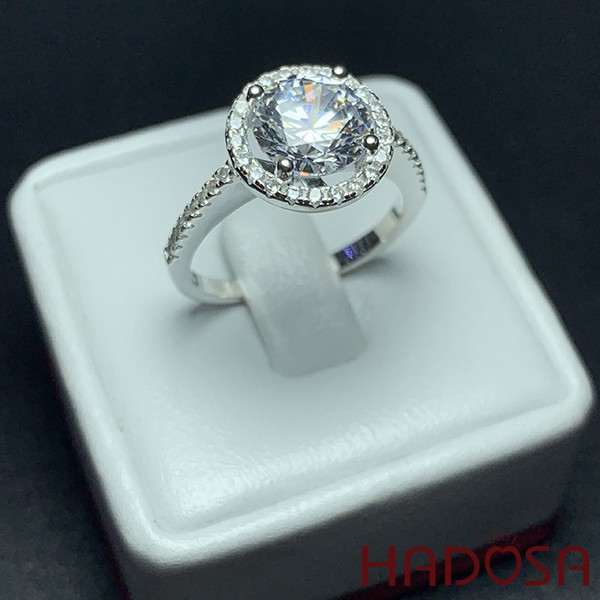 Nhẫn bạc nữ S925 cao cấp Hadosa-WSRR0100S
