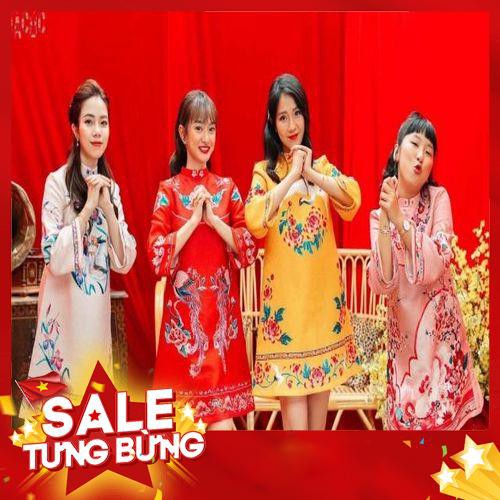 ÁO DÀI KIỂU DÁNG VÁY ĐẸP LẠ⚡⚡NEW HOT⚡⚡KÈM ẢNH VÀ VIDEO QUAY CẬN CẢNH -Hàng nhập khẩu