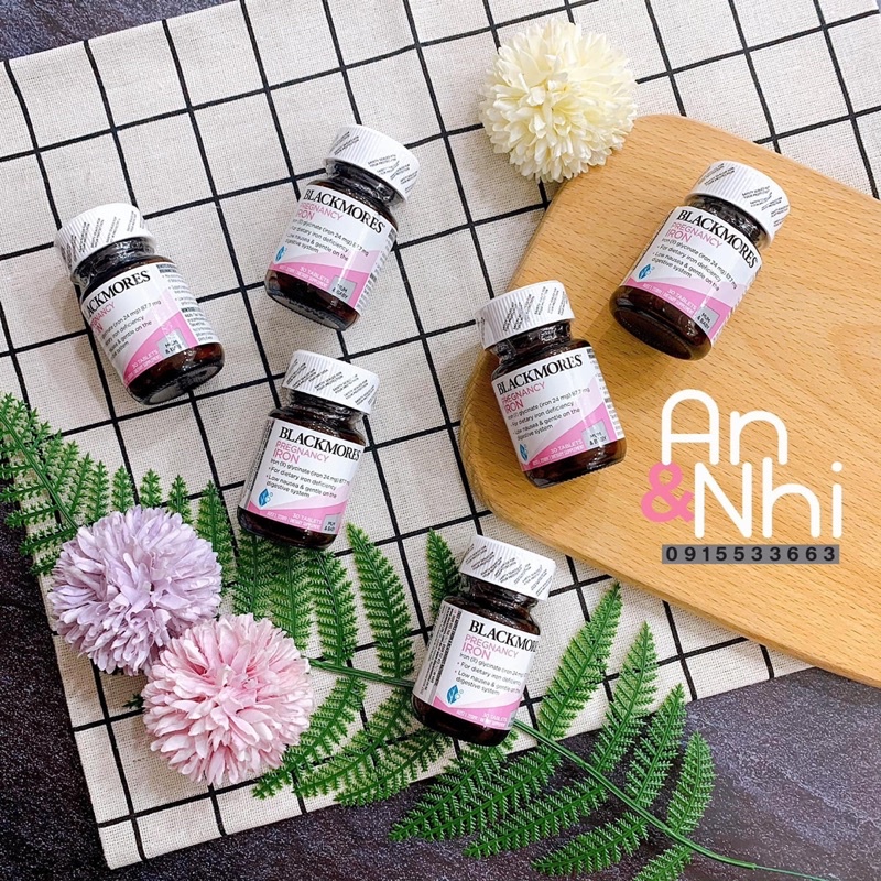 Viên Sắt bầu bú Blackmores úc 30v