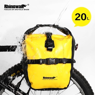  Túi đựng đồ dùng Rhinowalk gắn yên sau xe đạp chống thấm nước đa năng 20l/27l