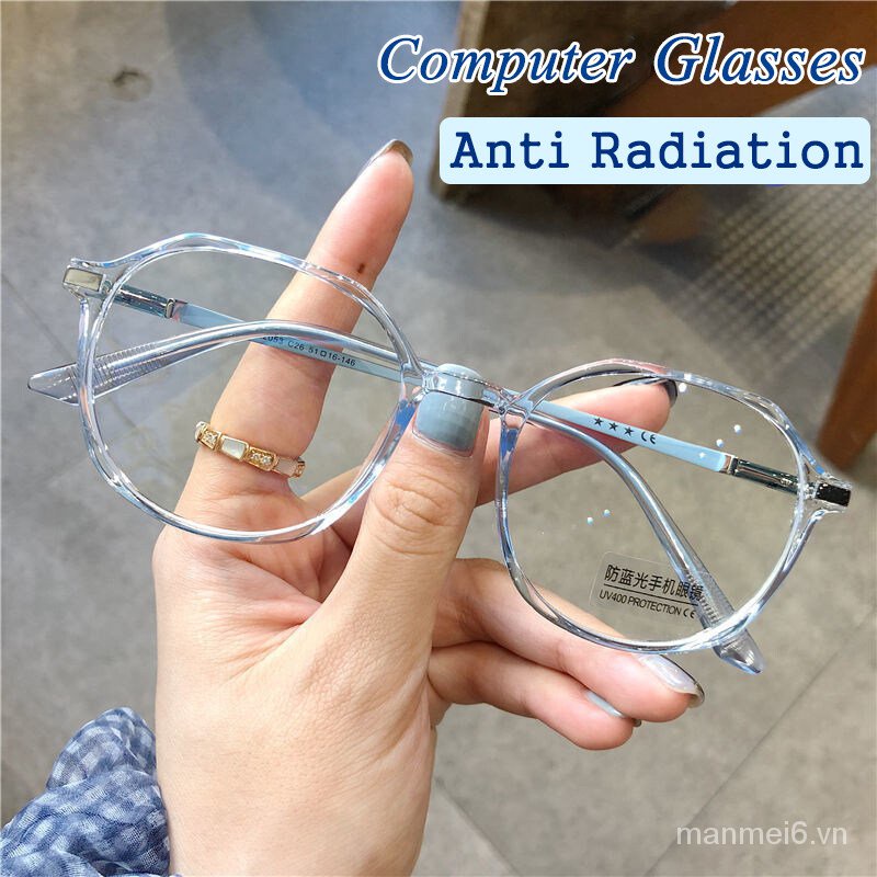 Kính Chống Ánh Sáng Xanh Cho Máy Tính Kính Mắt Chống Bức Xạ Cho Nam Nữ Kính Mắt Quang Học Trong Suốt, Dành Cho Ống Kính Văn Phòng Gia Đình Có Thể Thay Thế