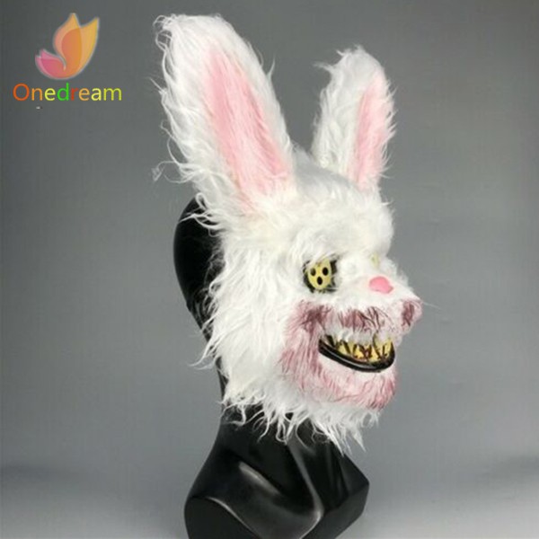 Mặt Nạ Hoá Trang Thỏ Kinh Dị Cho Halloween