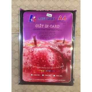 giấy in card kim mai 250- giấy in phun 250 cao cấp