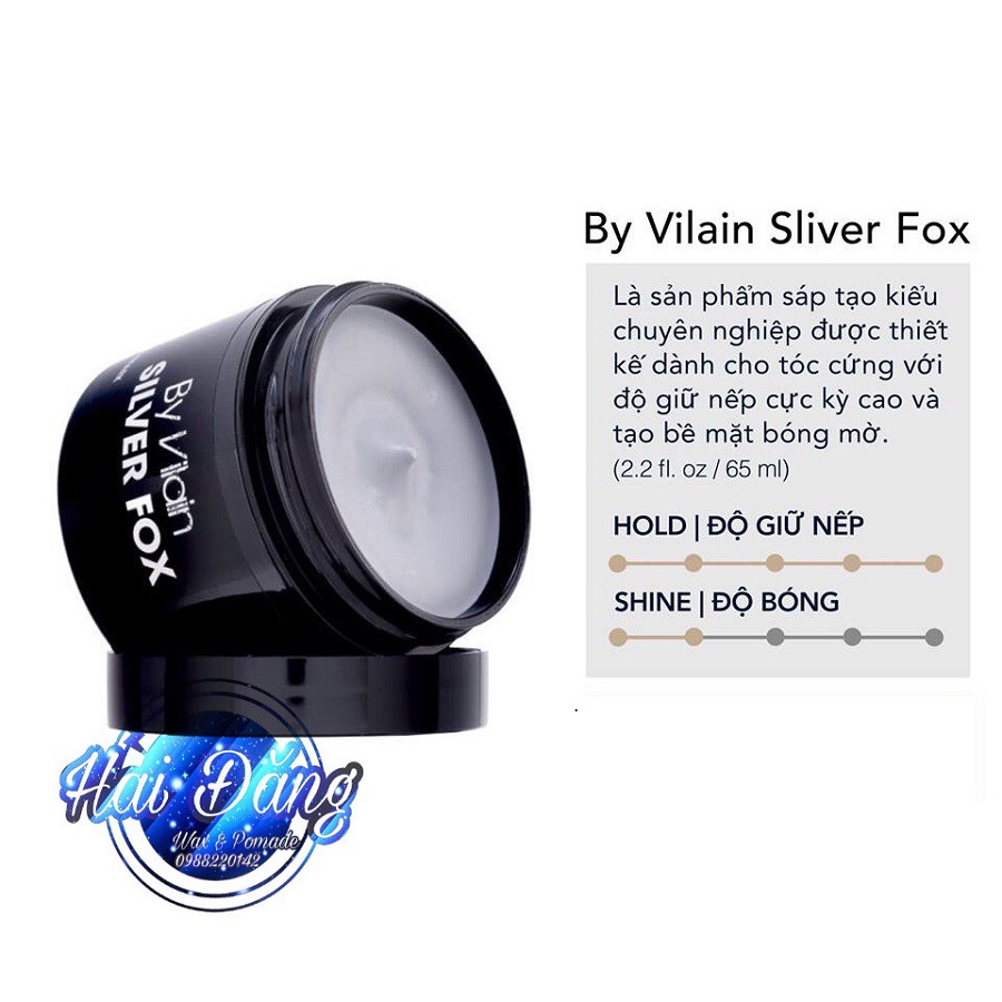 [ Chính Hãng Tặng Pre ] Sáp Vuốt Tóc By Vilain Silver Fox - Đan Mạch