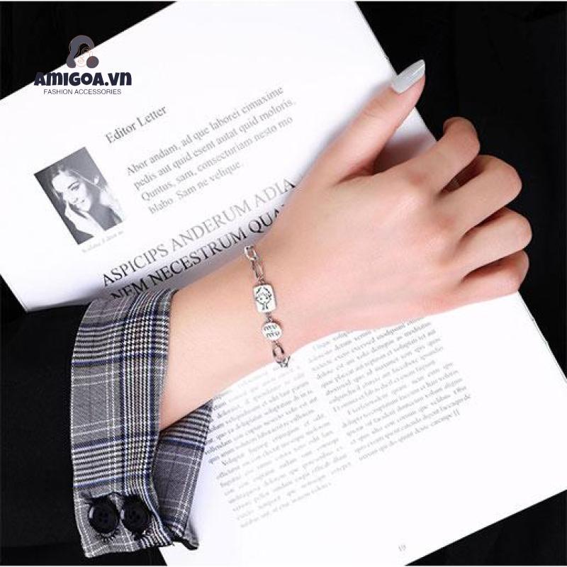 ✨✨Vòng tay kim loại phối mặt hình hoàng tử bé phong cách retro xinh xắn