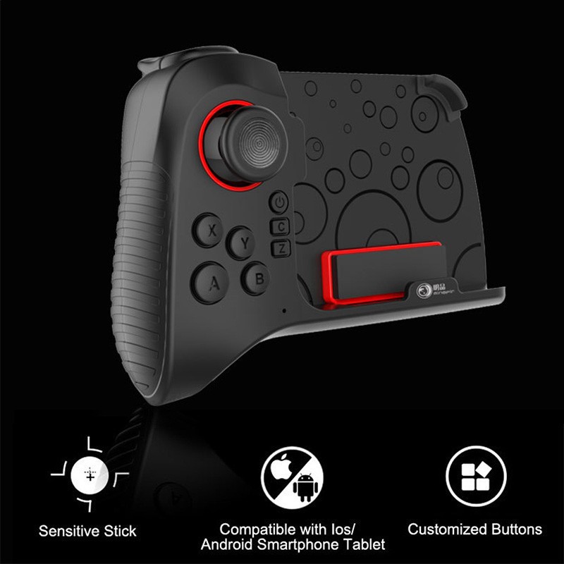 Mới Tay Cầm Chơi Game G5 One-Hand Kết Nối Bluetooth Có Nút Bấm Và Cần Điều Khiển Cho Điện Thoại Android4.0 + / Ios 11.0 +